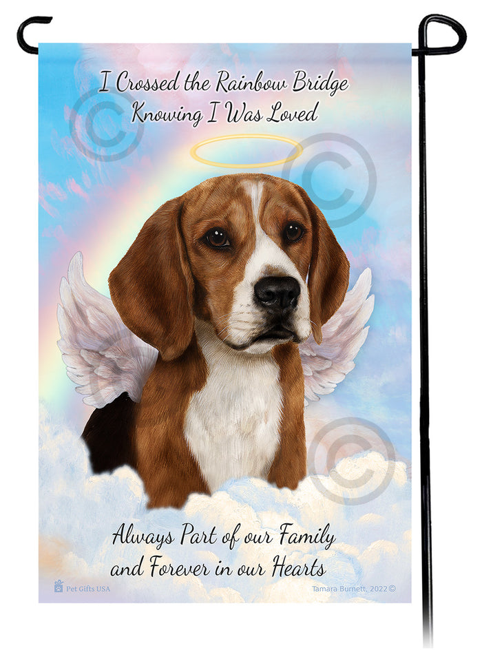 Beagle Memorial Garden Flags