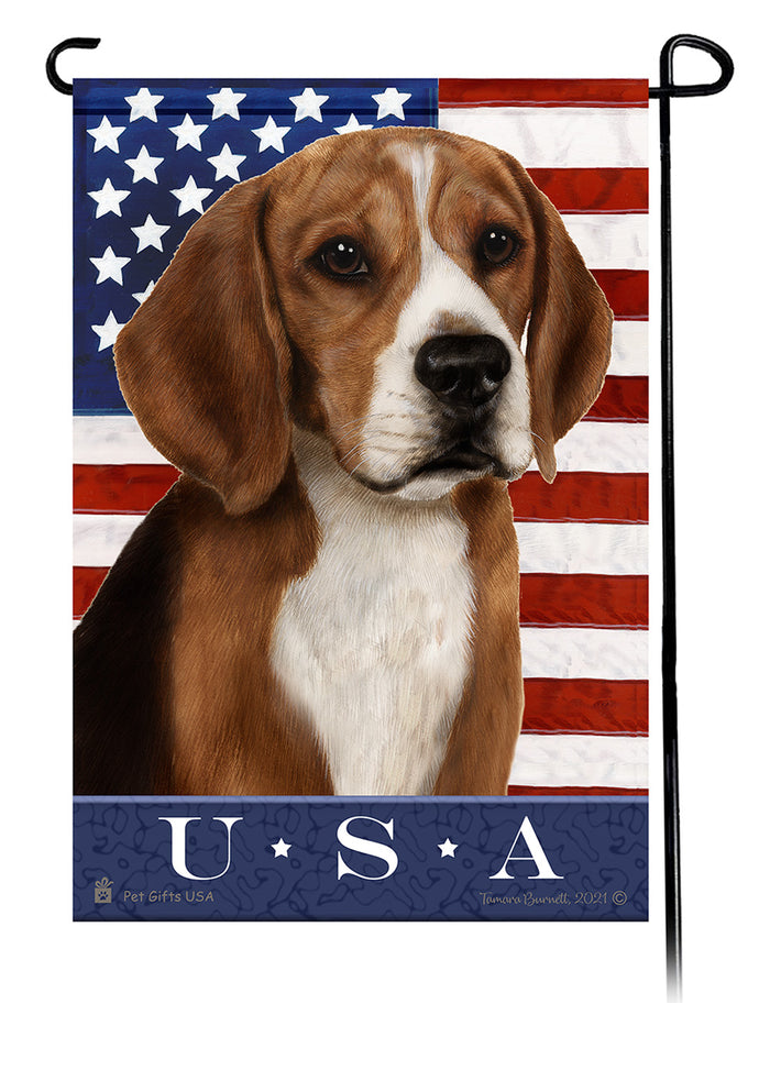Beagle True Blue Garden Flags