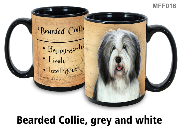 Bearded Collie - My Faithful Friends Mug 15 oz