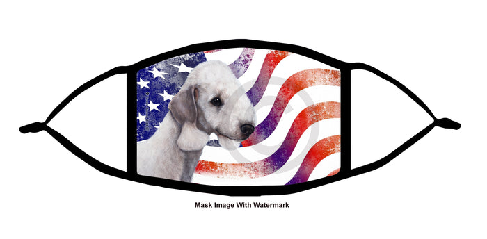Bedlington Terrier (Blue) Face Mask
