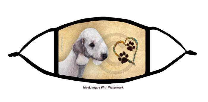 Bedlington Terrier (Blue) Face Mask