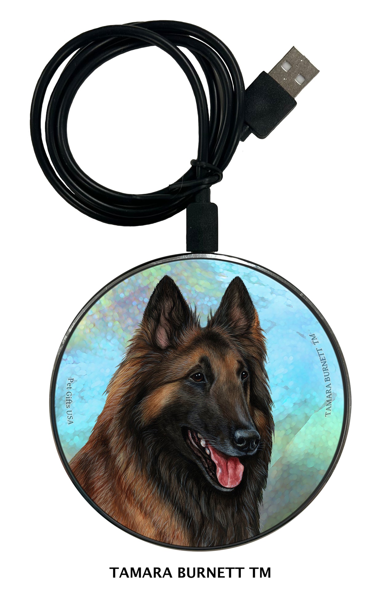 Belgian Tervuren Mahogany Zoomies Wireless Charger