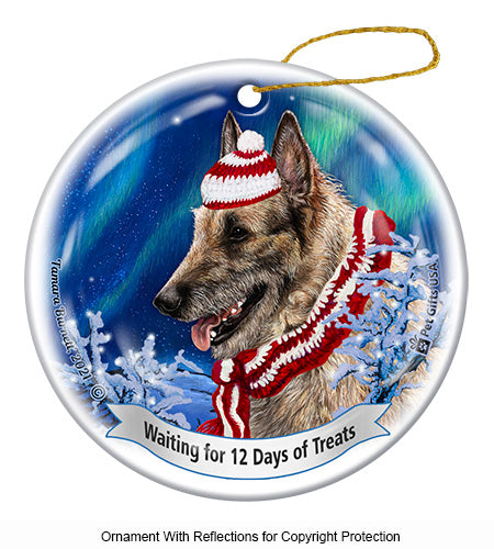 Belgian Laekenois 12 Days of Treats Ornament