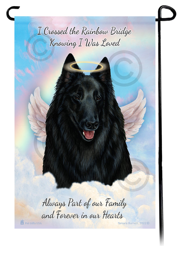 Belgian Sheepdog Memorial Garden Flags