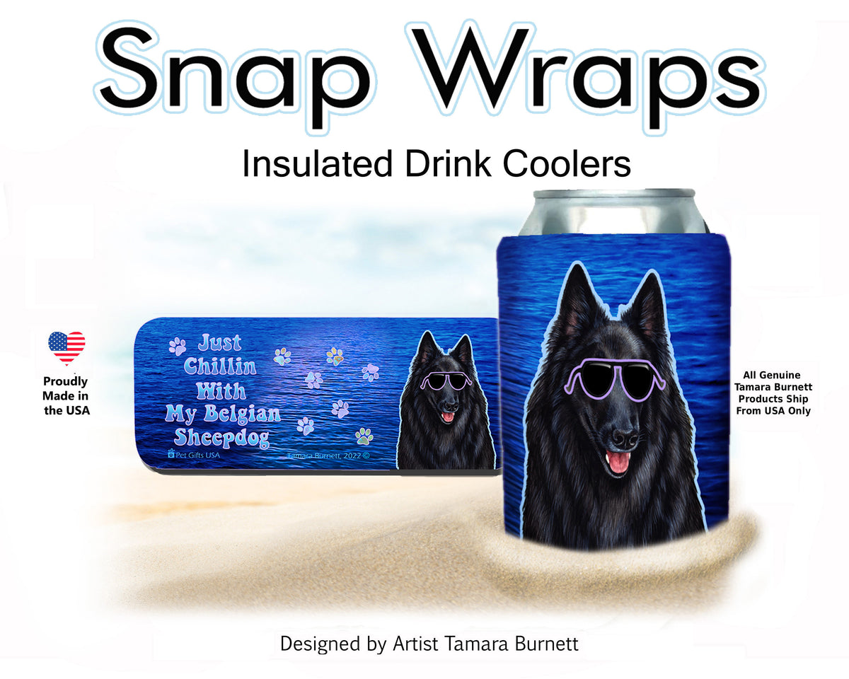 Belgian Sheepdog Style 1 Snap Wrap Cozy