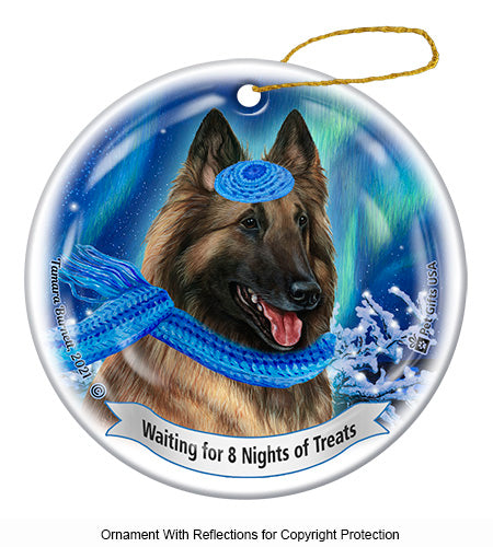 Belgian Tervuren Hanukkah Ornament