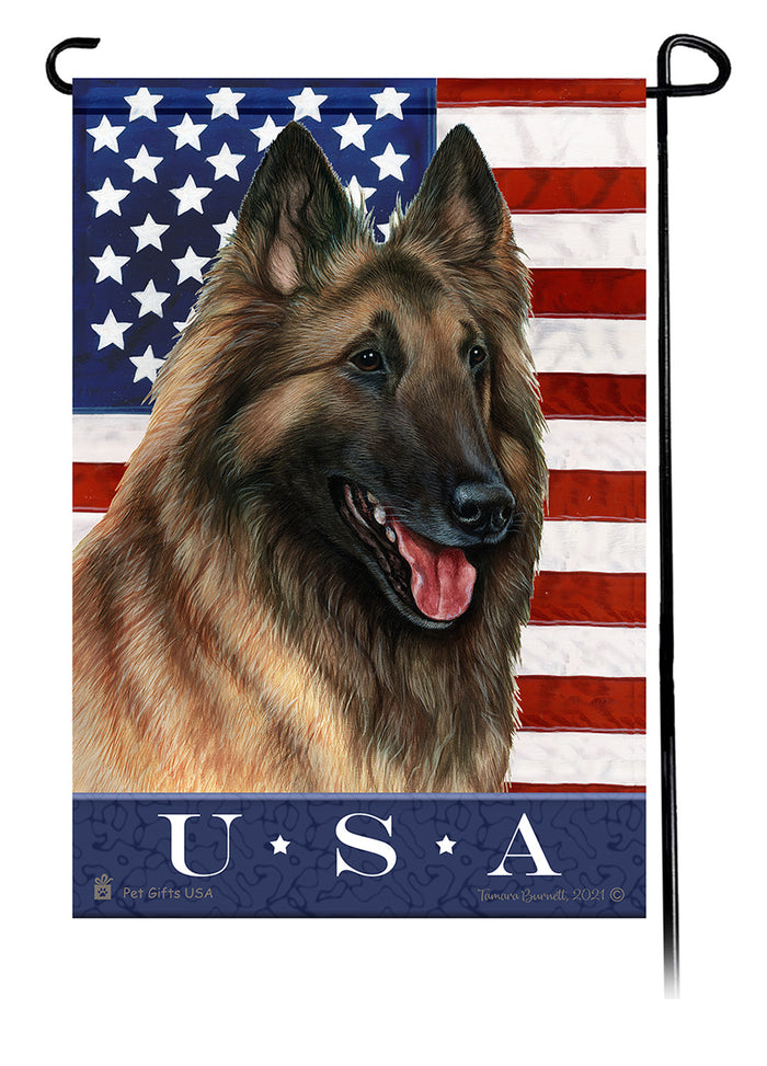 Belgian Tervuren True Blue Garden Flags