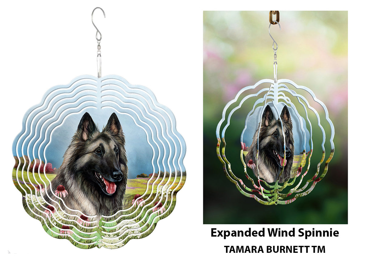Belgian Tervuren Grey Wind Spinner