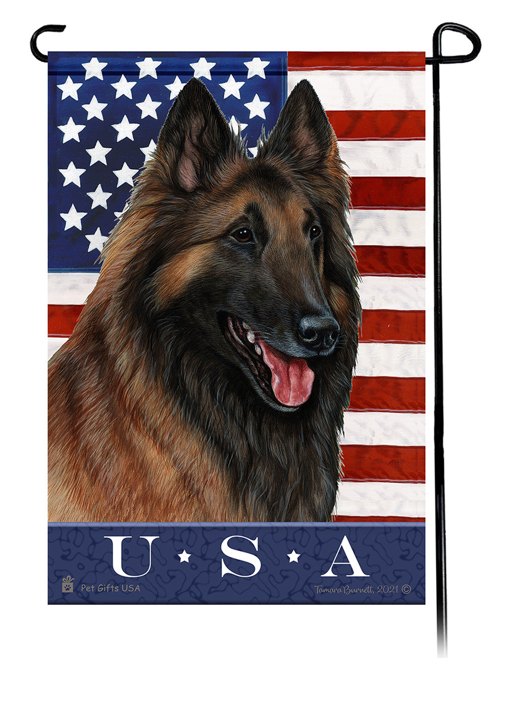 Belgian Tervuren True Blue - Garden Flag