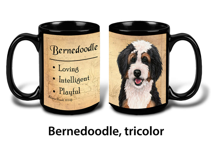 Bernedoodle (Tri-Color) - My Faithful Friends Mug 15 oz
