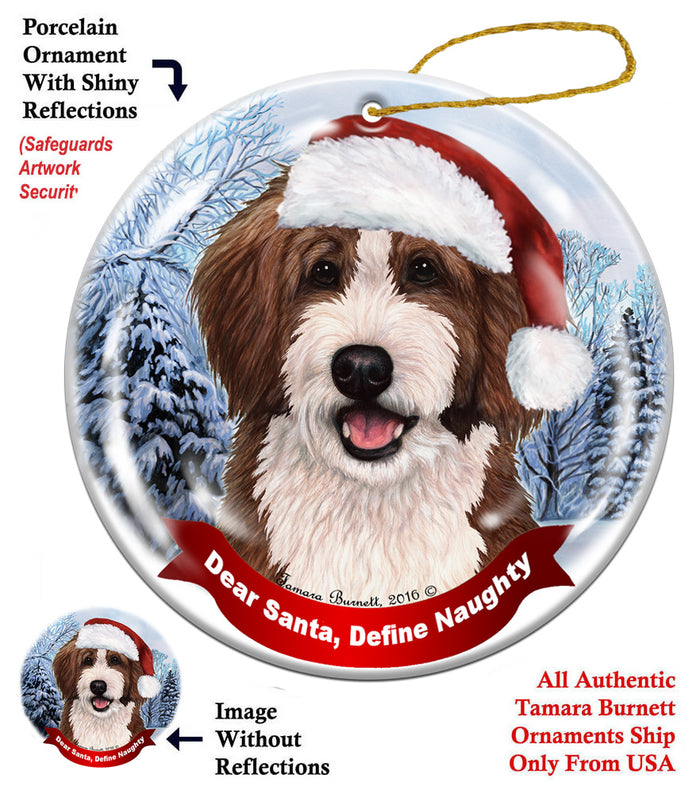 Bernedoodle - Dear Santa, Define Naughty Ornament