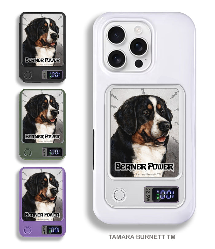 Bernese Mountain Dog Phone Bank Wireless Charger