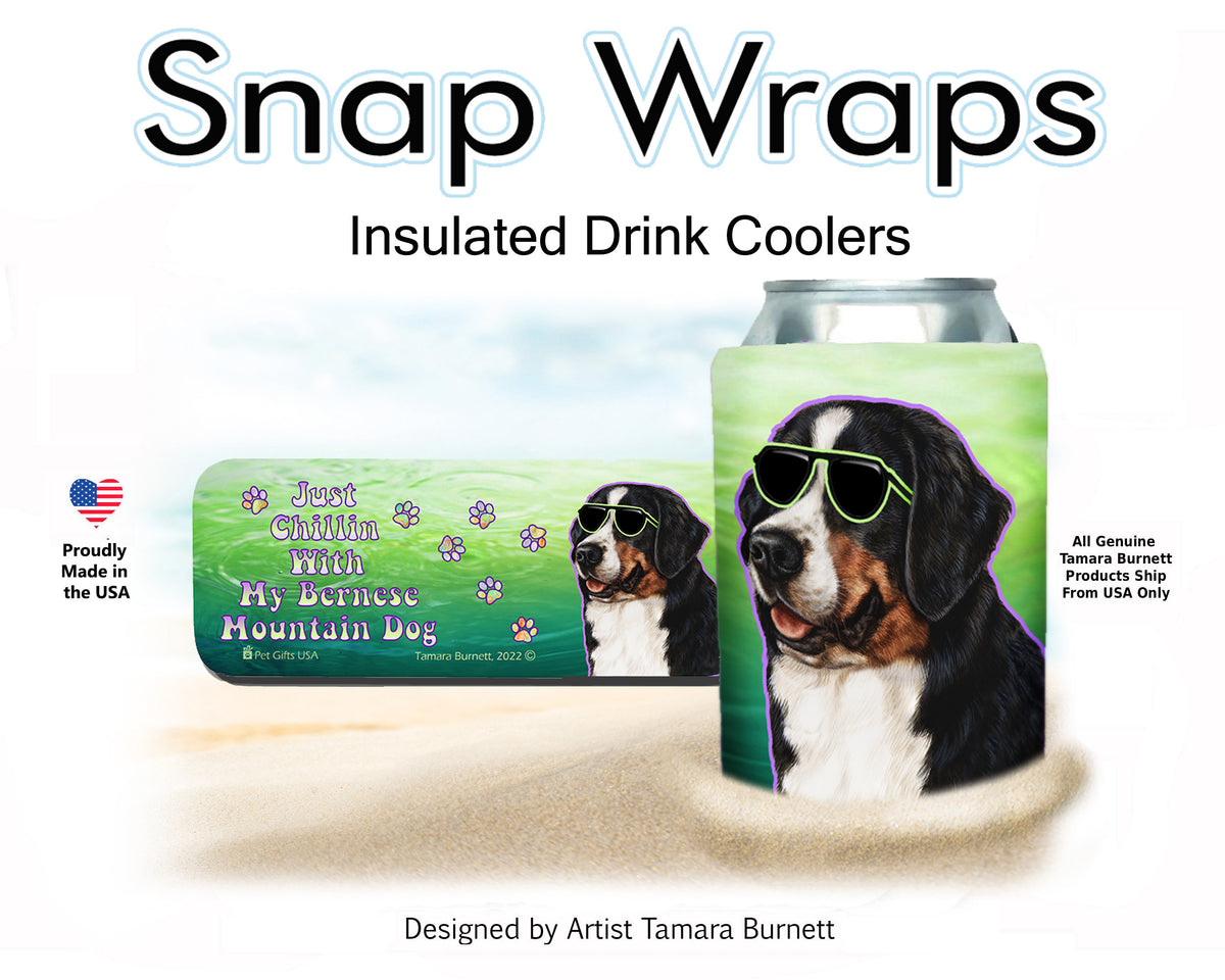 Bernese Mountain Dog Snap Wrap Cozy