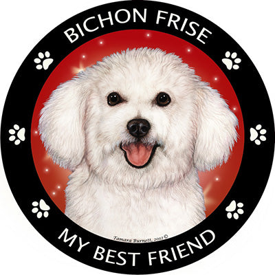 Bichon Frise My Best Friend Magnets