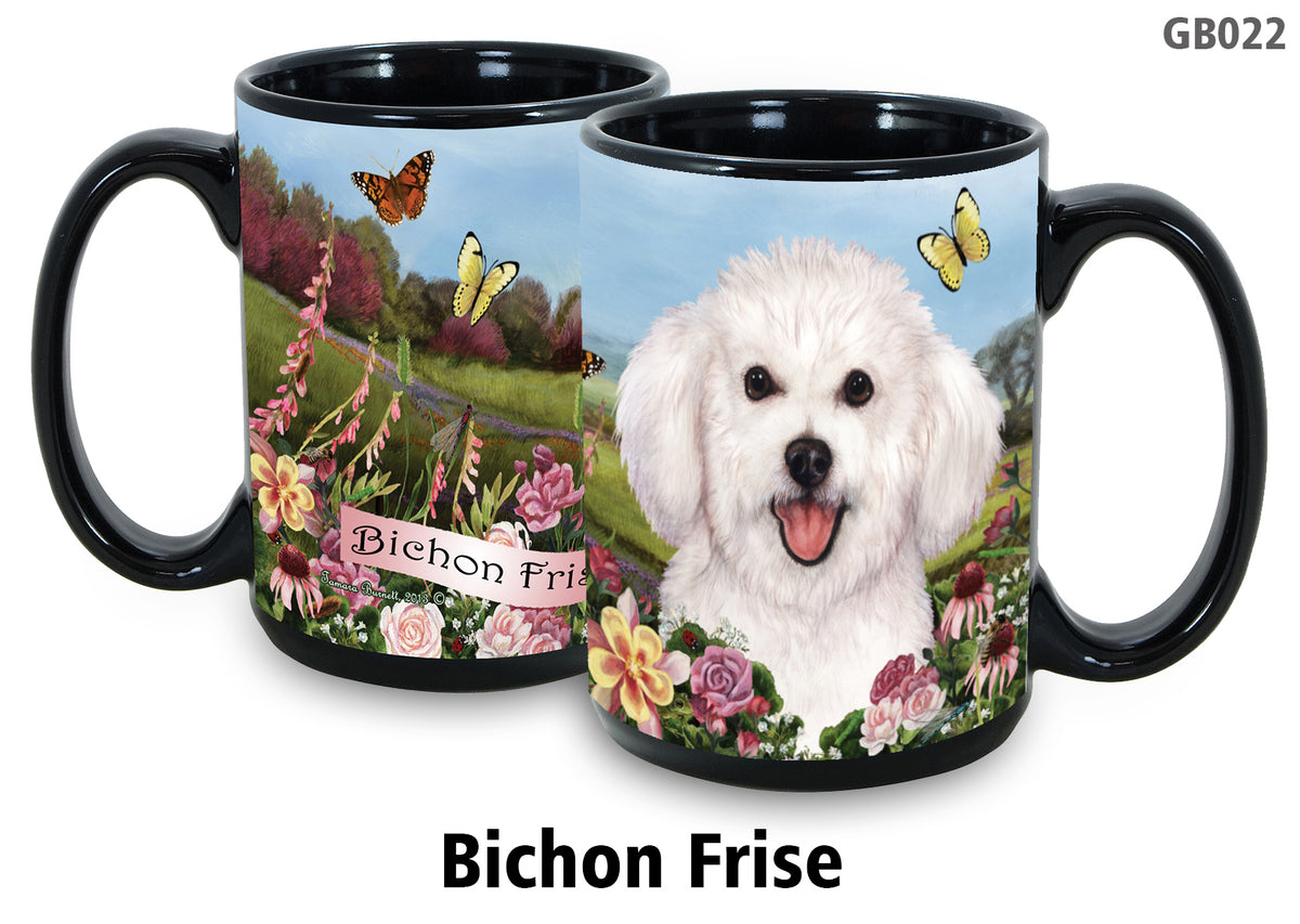 Bichon Frise - Garden Party Fun Mug 15 oz