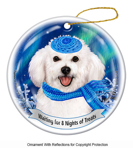 Bichon Frise Hanukkah Ornament