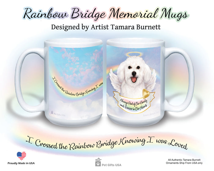 Bichon Frise Memorial Mug 15 oz