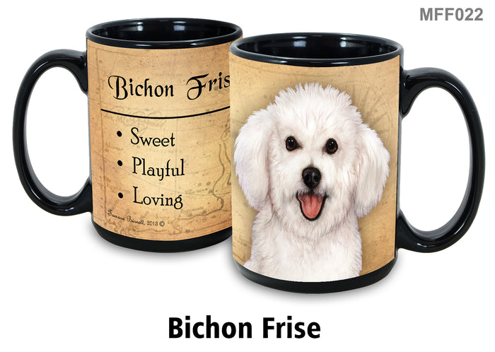 Bichon Frise - My Faithful Friends Mug 15 oz