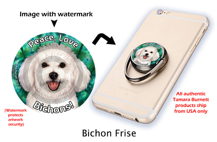 Bichon Frise Phone Stand