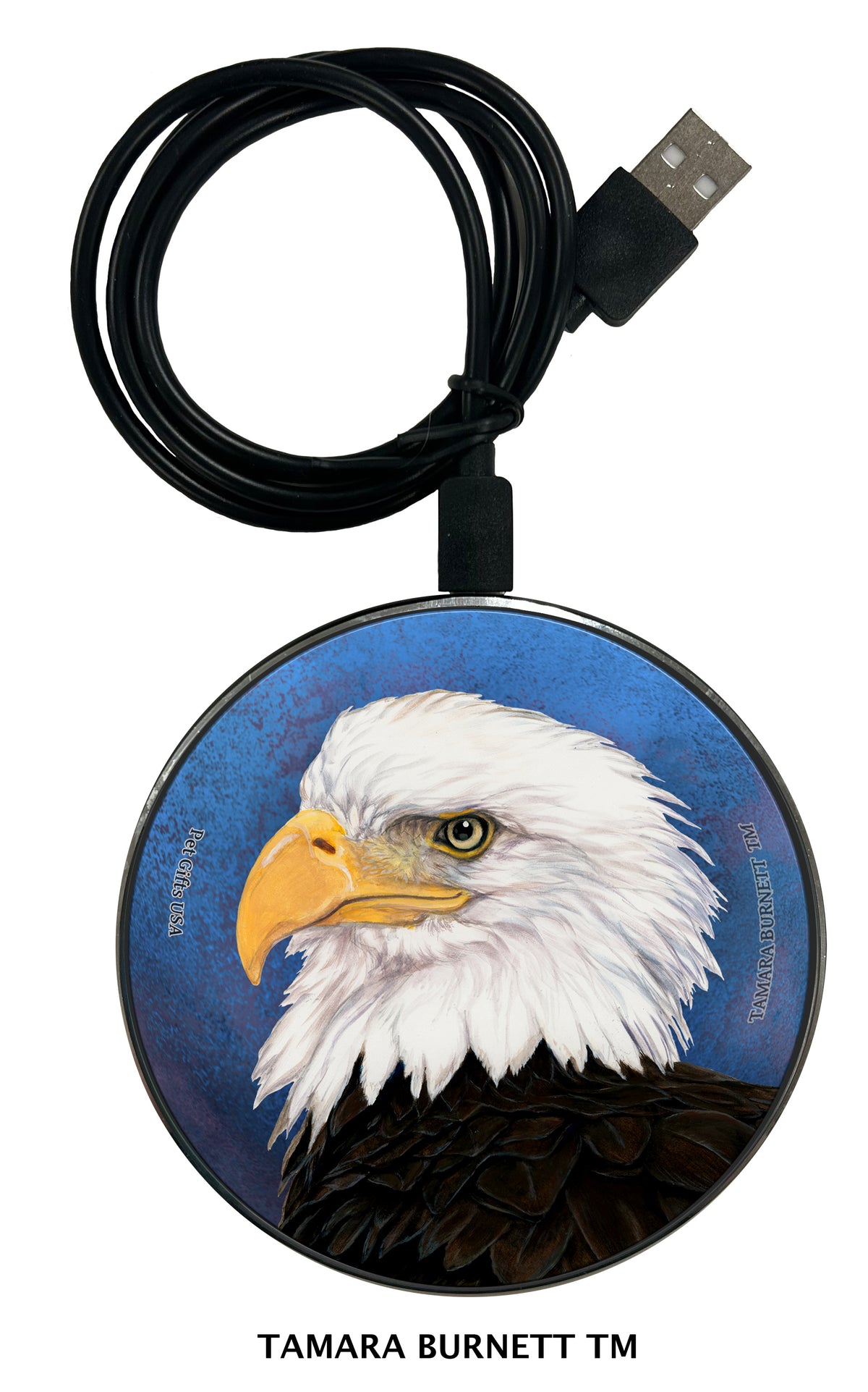 Bald Eagle Zoomies Wireless Charger