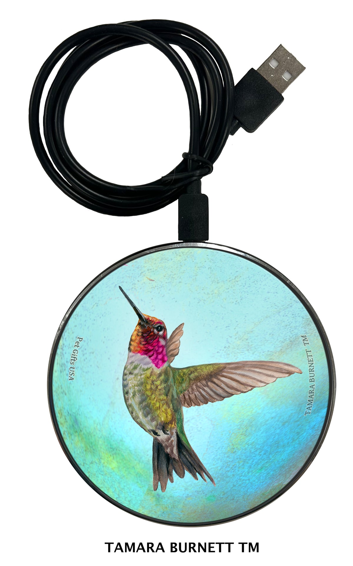 Hummingbird Anna's Zoomies Wireless Charger