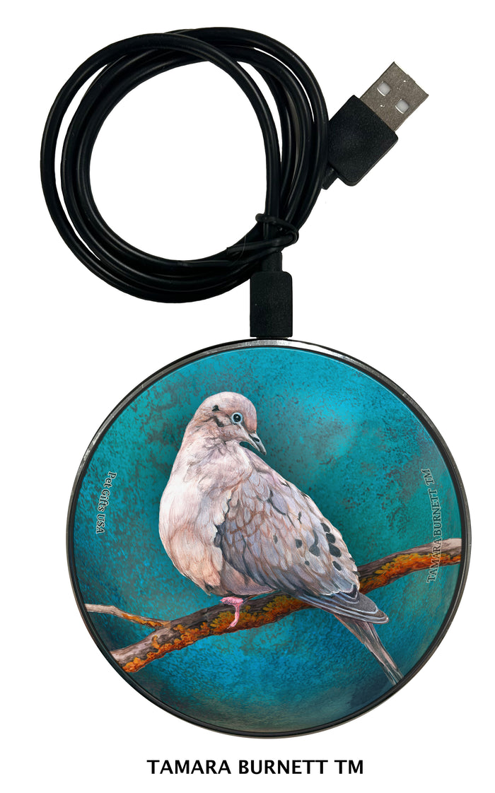 Mourning Doves Zoomies Wireless Charger