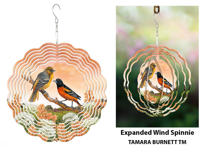Baltimore Oriole Wind Spinner