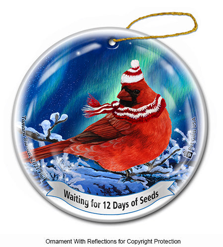 Northern Cardinal 12 Days of Treats Ornament