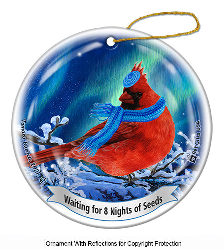 Northern Cardinal Hanukkah Ornament