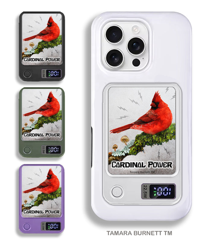 Northern Cardinal Phone Bank Wireless Charger