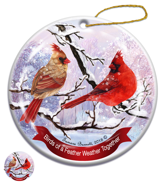 Northern Cardinal - Santa I Can Explain Ornament