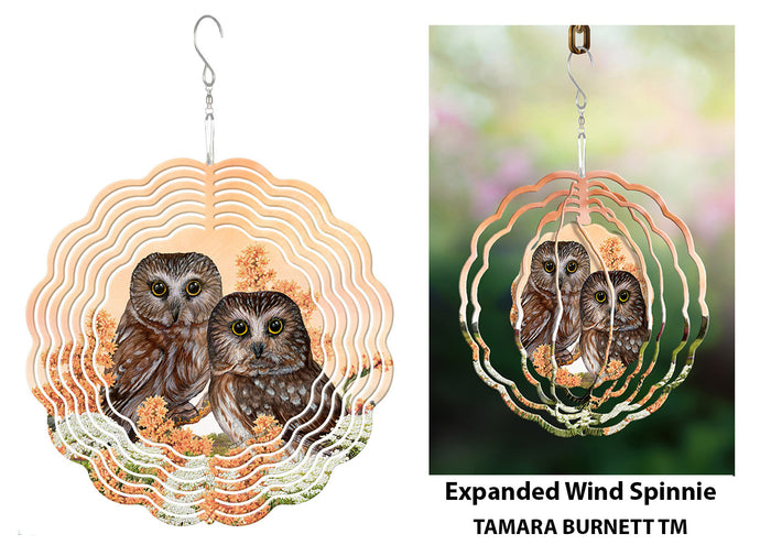 Saw-whet Owl Wind Spinner