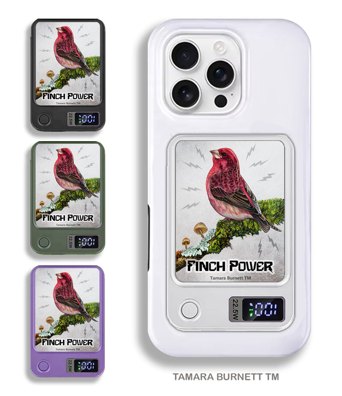 Purple Finch Phone Bank Wireless Charger