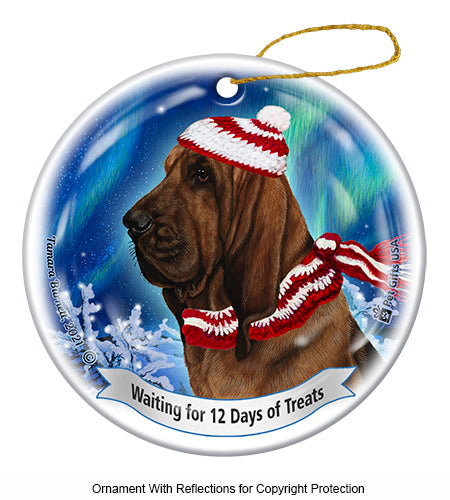 Bloodhound 12 Days of Treats Ornament
