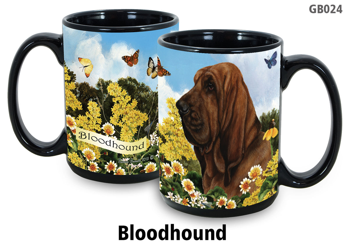 Bloodhound - Garden Party Fun Mug 15 oz