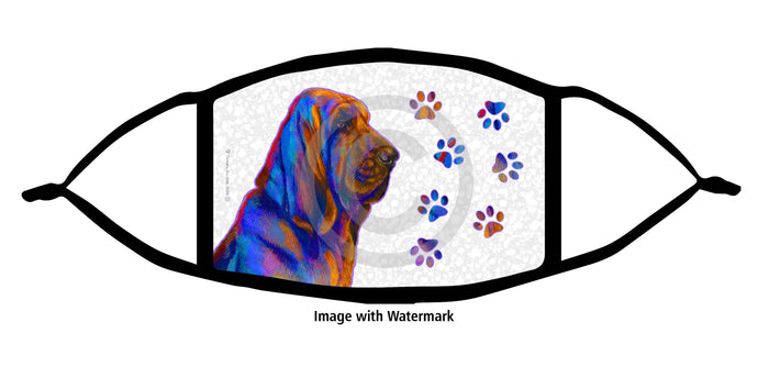 Coonhound Redbone Face Mask