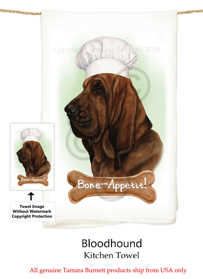 Bloodhound Flour Sack Towel