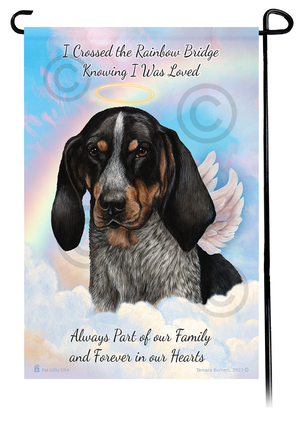 Coonhound Memorial - Garden Flag
