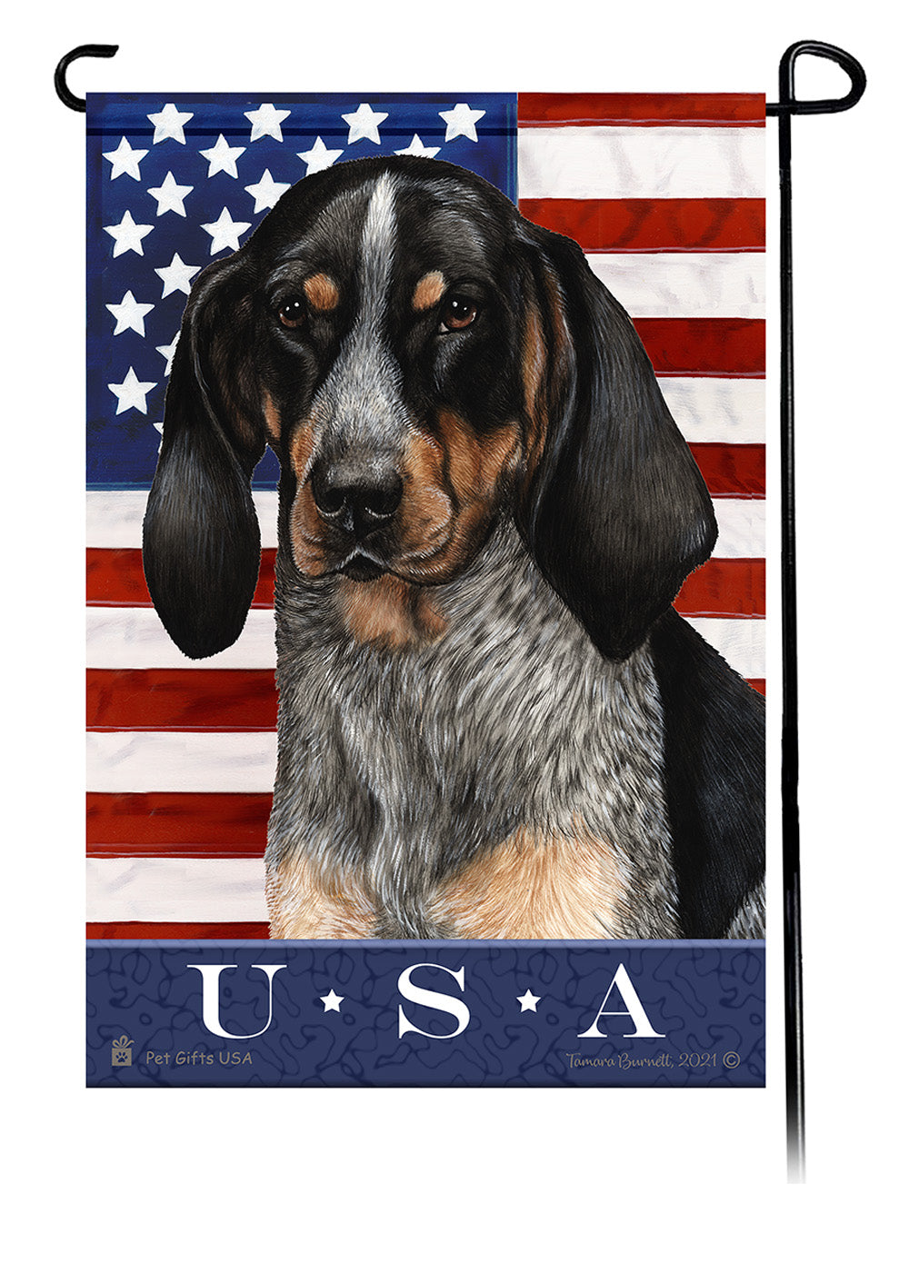 Coonhound True Blue - Garden Flag