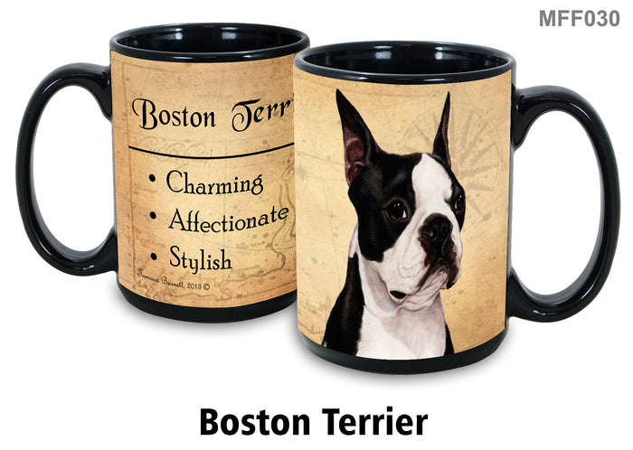 Boston Terrier - My Faithful Friends Mug 15 oz