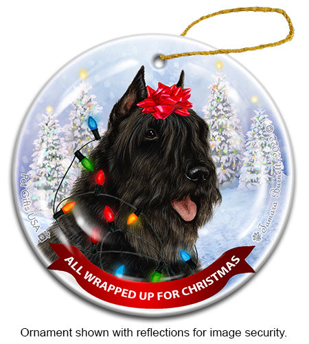 Bouvier des Flandres Black Ornament