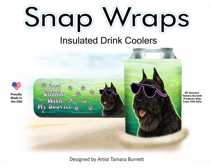 Bouvier des Flandres Black Snap Wrap Cozy