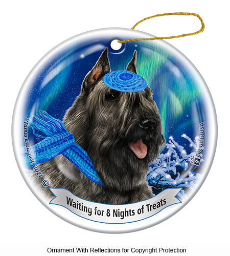 Bouvier des Flandres Grey Ornament