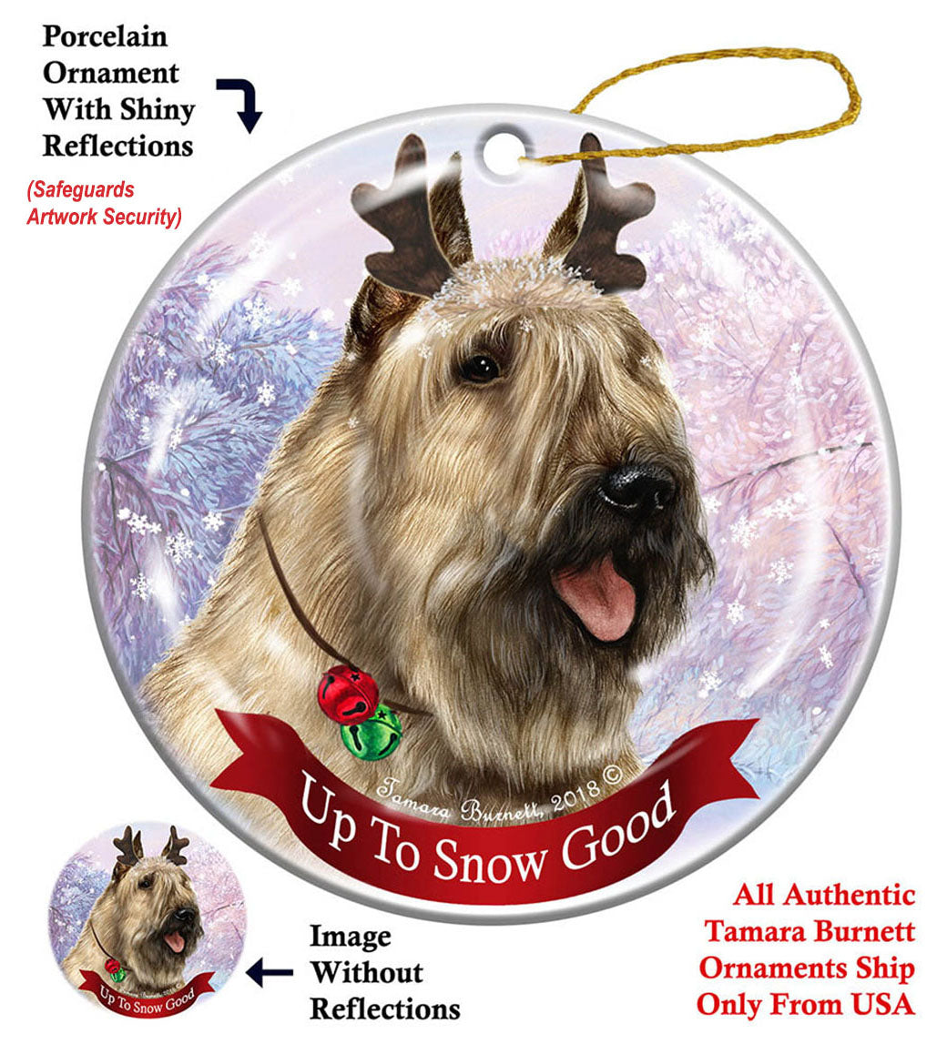 Bouvier des Flandres - Up To Snow Good Ornament