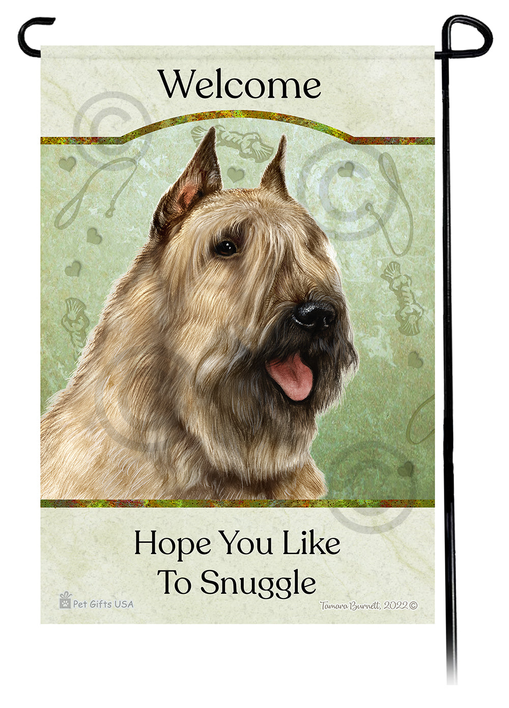Bouvier des Flandres Hope You Like To Snuggle - Garden Flag