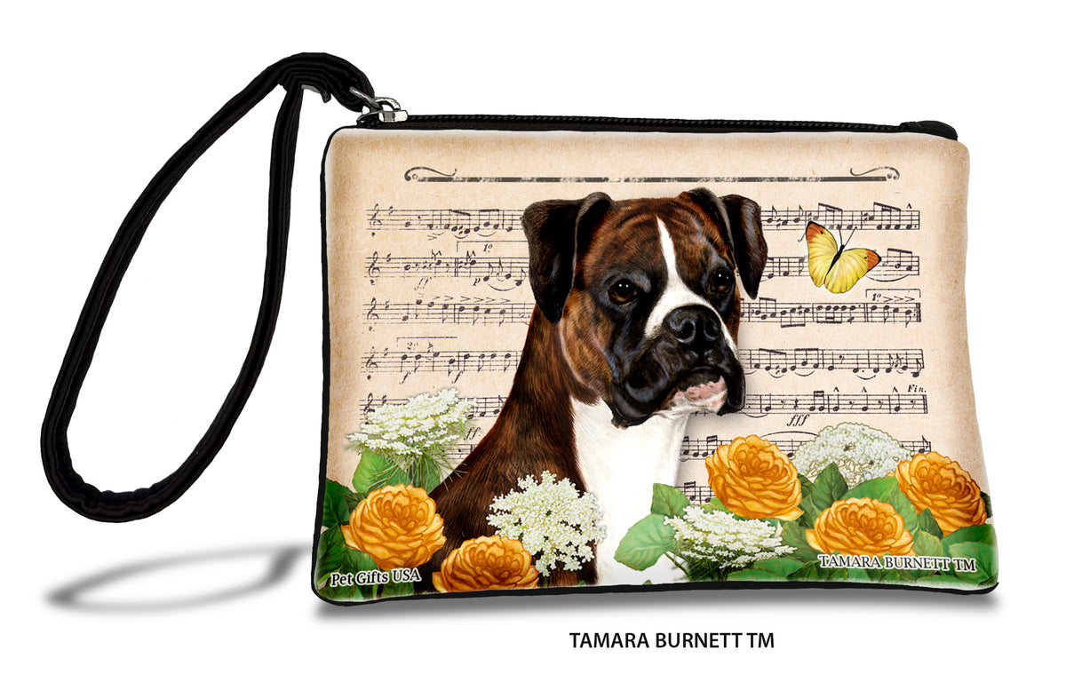 Boxer Brindle Uncropped Zippees Pet Pouch