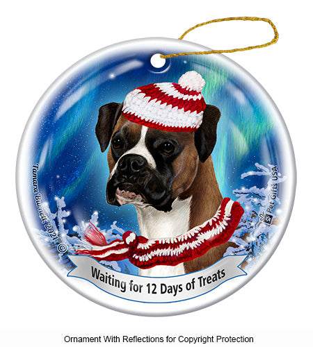 Boxer Fawn Uncropped Ornament