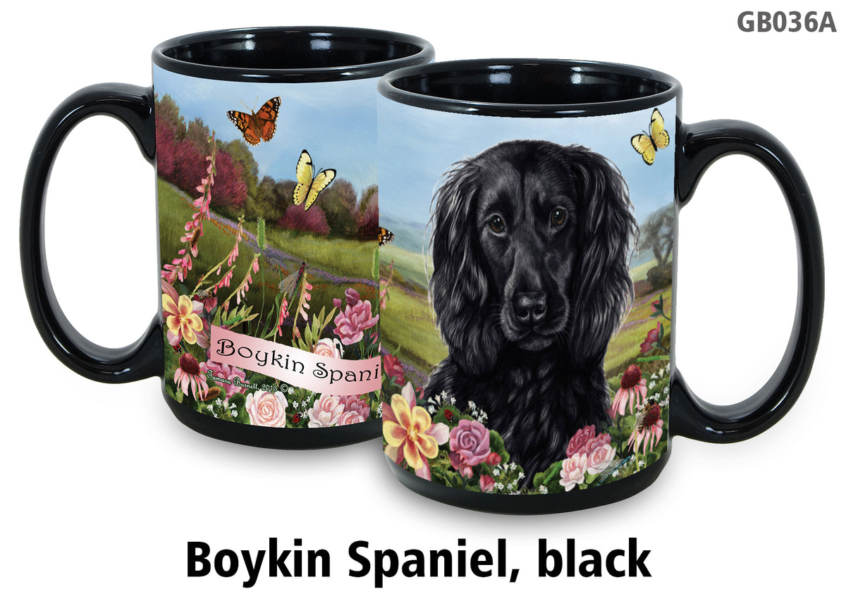 Boykin Spaniel Brown - Garden Party Fun Mug 15 oz