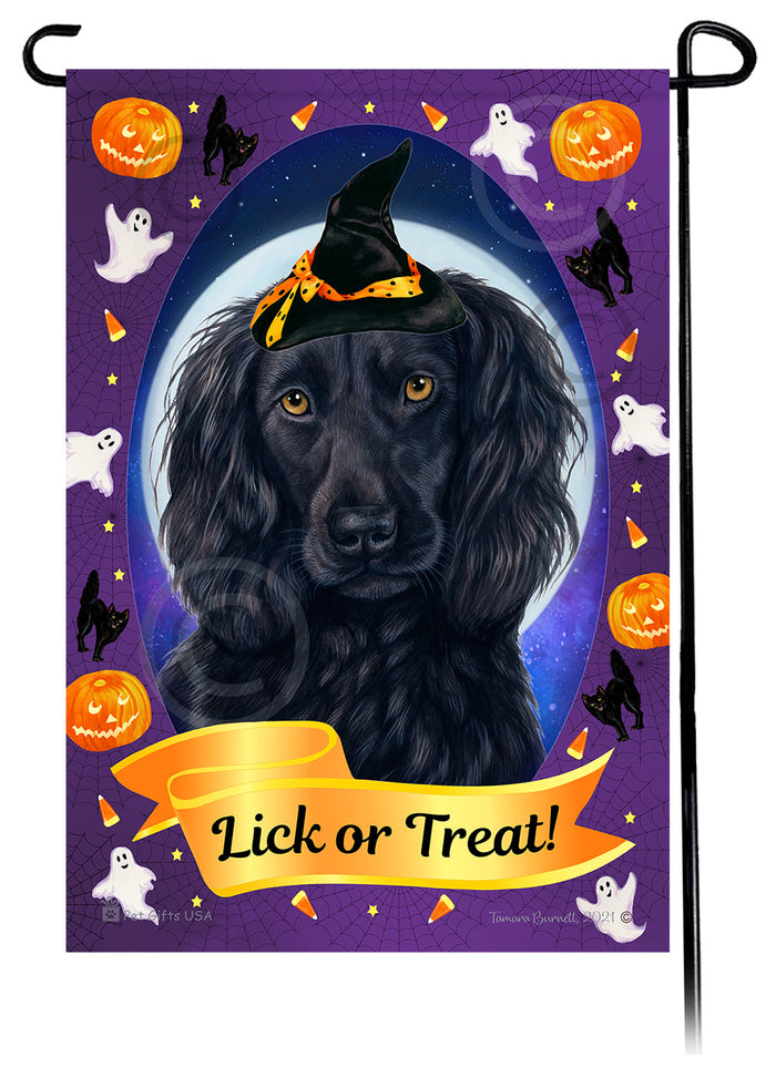 Boykin Spaniel Halloween Howls Garden Flags