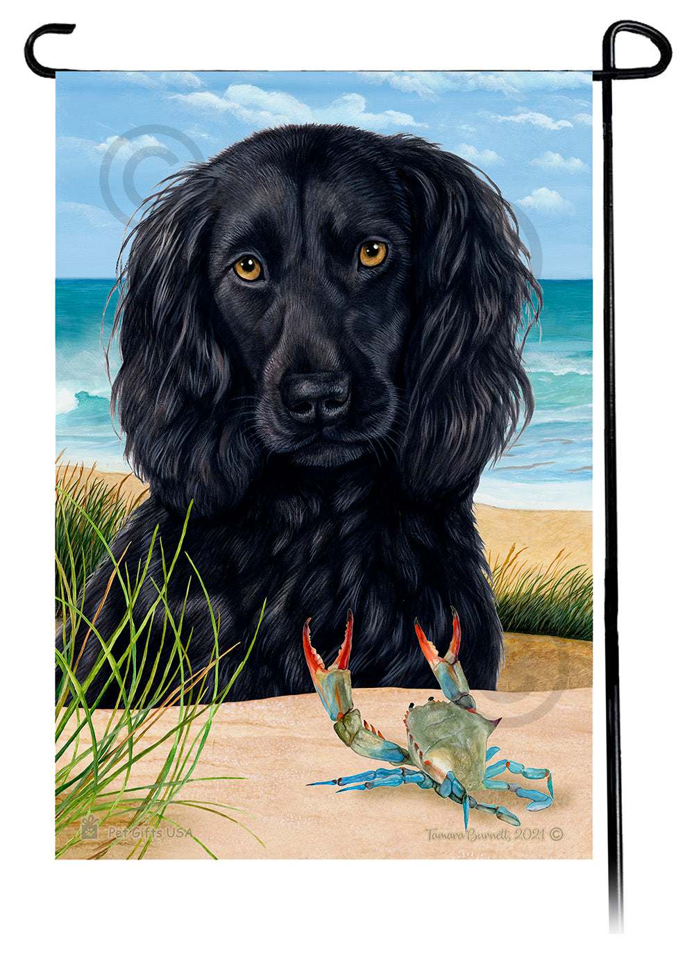 Boykin Spaniel Summer Flowers Garden Flag